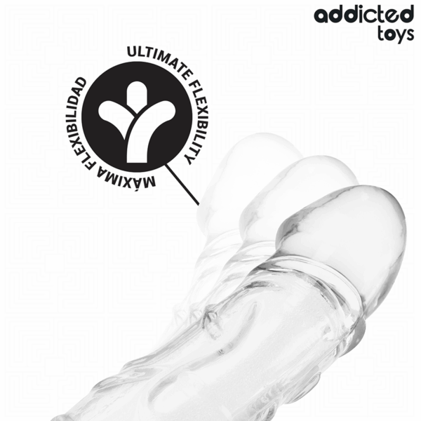 ADDICTED TOYS - EXTENSION DE PÉNIS TRANSPARENTE 27 CM
