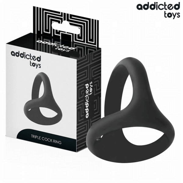 ADDICTED TOYS - ANNEAU PÉNIS TRIPLE ÉPAIS