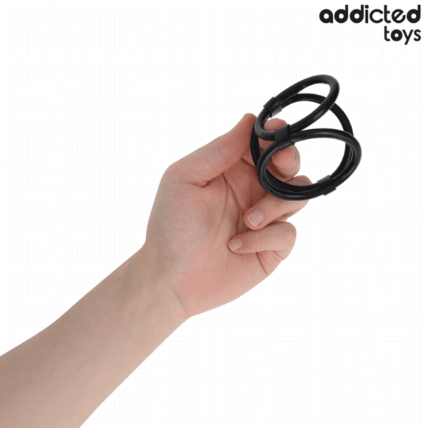 ADDICTED TOYS - ANNEAU PÉNIS TRIPLE