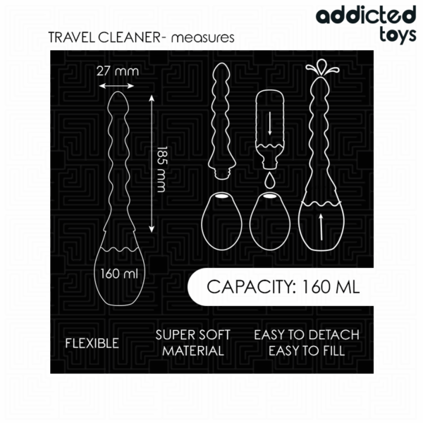 ADDICTED TOYS - NETTOYEUR DE VOYAGE MODÈLE 2