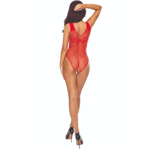 PASSION - BS109 BAS DE JAMBE PAPILLON ROUGE