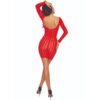 PASSION - BS110 BODYSTOCKING POIS ROUGES