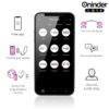 ONINDER CUTE - ŒUF VIBRO-ROTATIF 360° EN SILICONE - APPLICATION GRATUITE DANS LE MONDE ENTIER