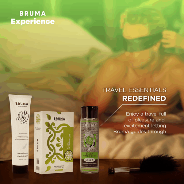 BRUMA XPERIENCE - KIT TENTATION PASTÈQUE DOUCE AVEC AMPLIFICATEUR DORGASME