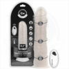 COCK MILLER - GODE AVEC VENTOUSE, LUMIÈRES ET VIBRATIONS AVEC TÉLÉCOMMANDE BLANC 21,5 CM