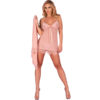 LIVCO CORSETTI FASHION - BABYDOLL HYEONA 1710 + THONG ROSE S