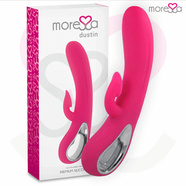 MORESSA - DUSTIN ONDES STIMULANTES CLITORIALES ET VIBRATIONS PUISSANTES SILICONE PREMIUM RECHARGEABLE