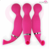 MORESSA - KIRK DUO ONDES STIMULANTES + MASSEUR MULTIFONCTION RECHARGEABLE EN SILICONE PREMIUM