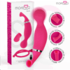 MORESSA - KIRK DUO ONDES STIMULANTES + MASSEUR MULTIFONCTION RECHARGEABLE EN SILICONE PREMIUM