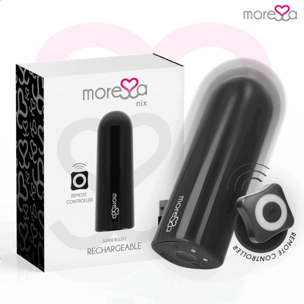 MORESSA - NIX VIBRATEUR TÉLÉCOMMANDE NOIR