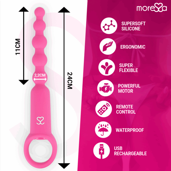 MORESSA - RONIE TÉLÉCOMMANDE PLAISIR ANAL ROSE