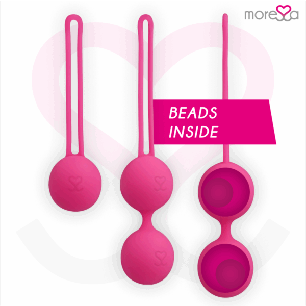 MORESSA - OSIAN SET PREMIUM SILICONE ROSE (Osian One - 51 g  Osian Two - 101 g  Osian Three 85 g)