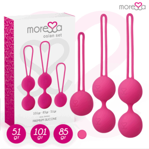 MORESSA - OSIAN SET PREMIUM SILICONE ROSE (Osian One - 51 g  Osian Two - 101 g  Osian Three 85 g)