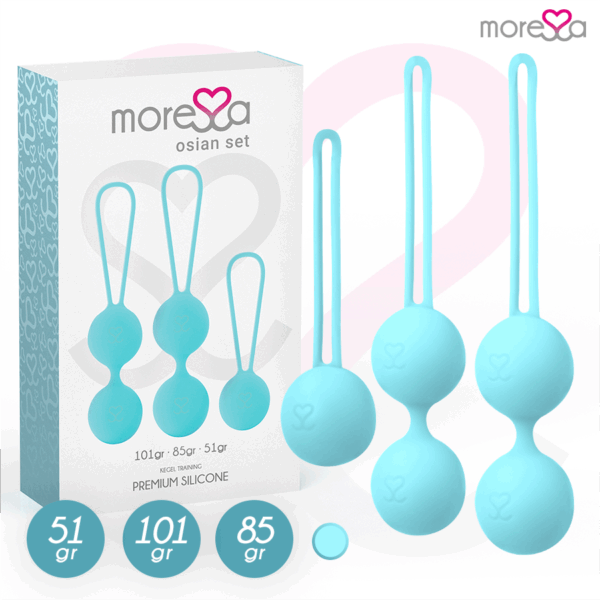 MORESSA - ENSEMBLE OSIAN SILICONE TURQUOISE PREMIUM