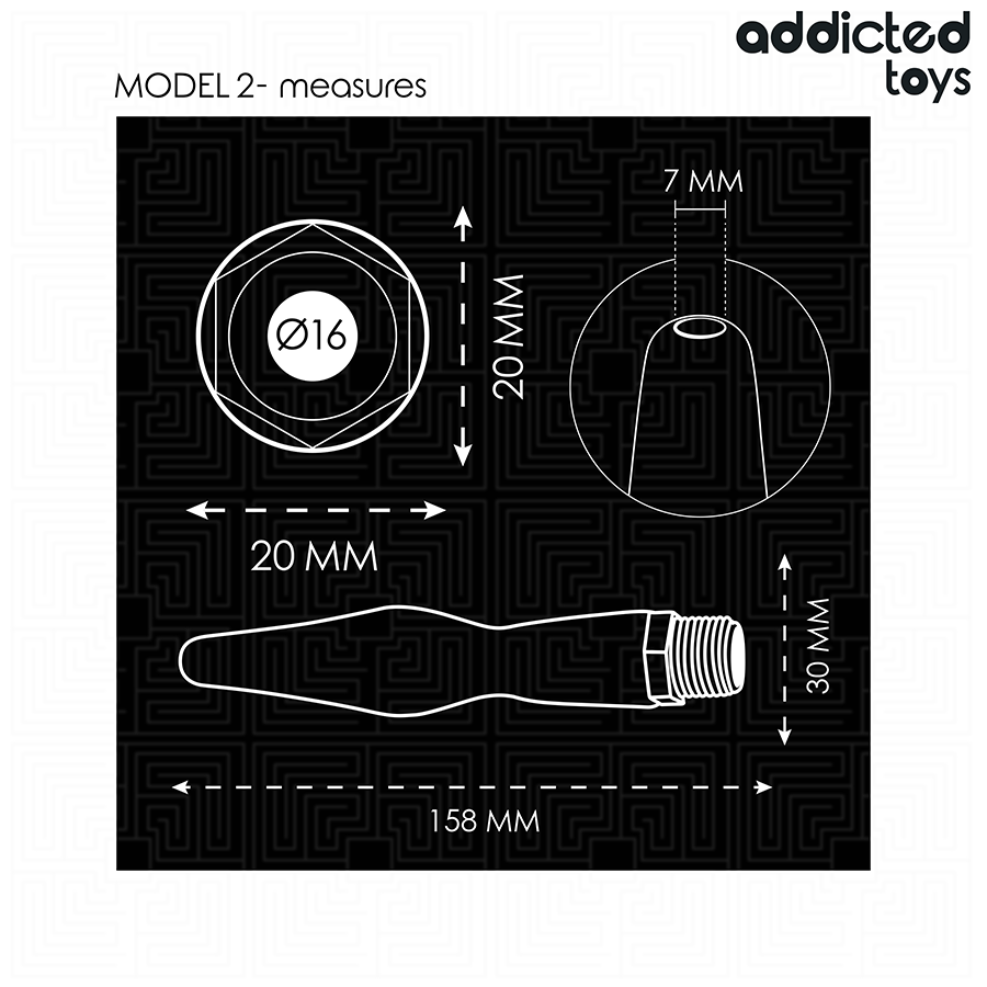 img_213667_9604bf555a63ff1dabb771bd1cdc1cee_1.png ADDICTED TOYS - NETTOYEUR ANAL AVEC ADAPTATEUR UNIVERSEL MODÈLE 2