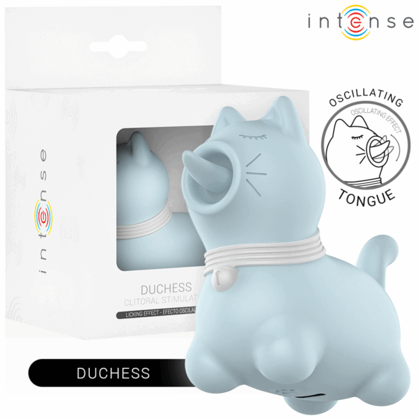INTENSE - STIMULATEUR DUCHESSE AVEC LANGUE ROTATIVE 360 BLEU