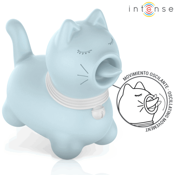 INTENSE - STIMULATEUR DUCHESSE AVEC LANGUE ROTATIVE 360 BLEU