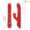 INTENSE - LELE VIBRATEUR MULTIFONCTION ROTATIF  OSCILLANT  STIMULANT ROUGE