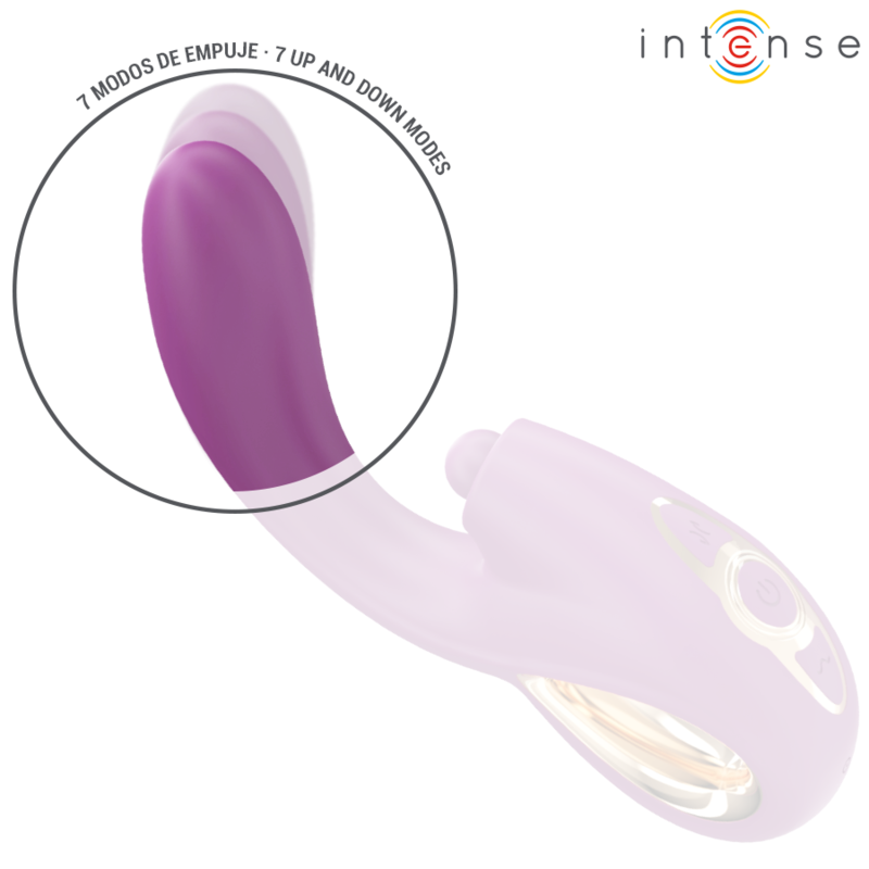 img_213974_4e1ab2d47f804c60269e3ba84808e4e8_1.png INTENSE - LALI VIBRATEUR MULTIFONCTION POINT G TAPPING THRUST VIBRATION VIOLET