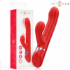 INTENSE - LELE VIBRATEUR MULTIFONCTION ROTATIF  OSCILLANT  STIMULANT ROUGE