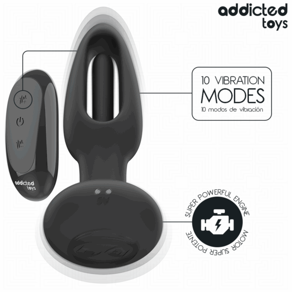 img_214336_222e1cef97a7471177138d896c80580d_1.png ADDICTED TOYS - PLUG ANAL AVEC LANGUE VIBRANTE ET TÉLÉCOMMANDE