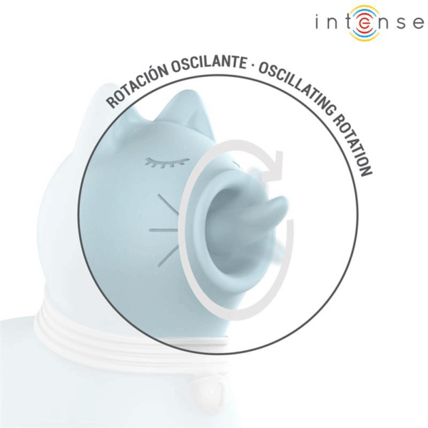 INTENSE - STIMULATEUR DUCHESSE AVEC LANGUE ROTATIVE 360 BLEU