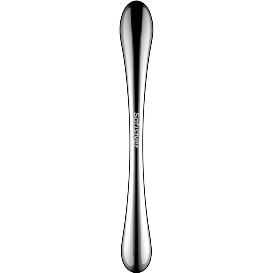 img_217736_ec5e85ae54f09d0333de9d5d3bf5b0ef_1.jpg SATISFYER - COSMIC CREST 1 GODEMICHET DOUBLE EXTRÉMITÉ EN ACIER INOXYDABLE