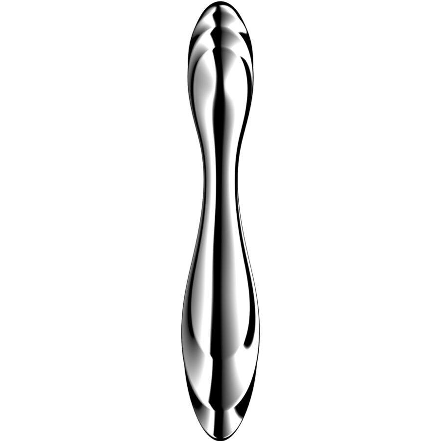 img_217752_0c795c47f403c6b4236ce423f84b444f_1.jpg SATISFYER - PURE GRAVITY 2 GODEMICHET DOUBLE EXTRÉMITÉ EN ACIER INOXYDABLE