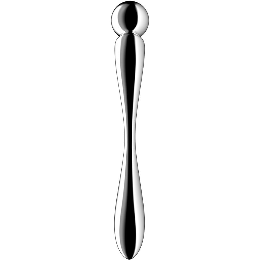 img_217769_a1e32113104bee8675a8cdc7c6204f83_1.jpg SATISFYER - STAR FORCE 2 DILDO ACERO INOXIDABLE DOBLE USO