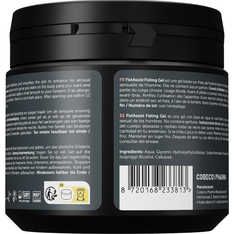 img_218599_82c391cd7242b95b2b9c9fb7e7660c05_1.jpg COBECO - FIST ASSIST GEL DE FISTING EXTRA-ÉPAIS À BASE DEAU 500 ML