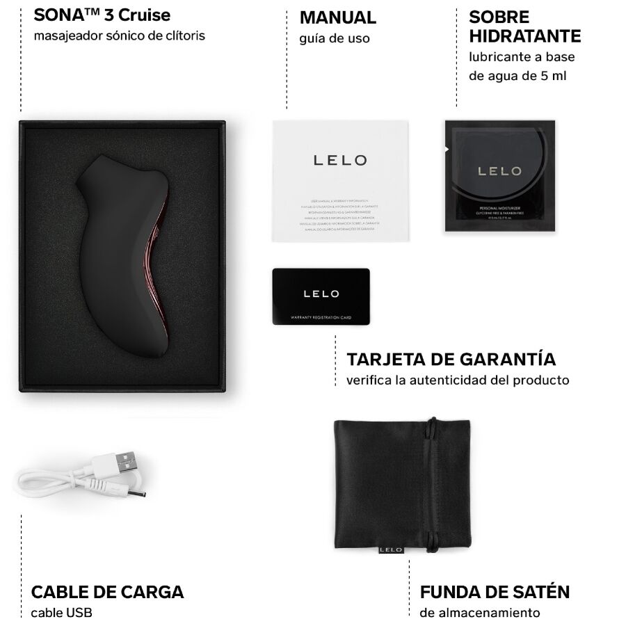 LELO -  MASAJEADOR SÓNICO DE CLÍTORIS