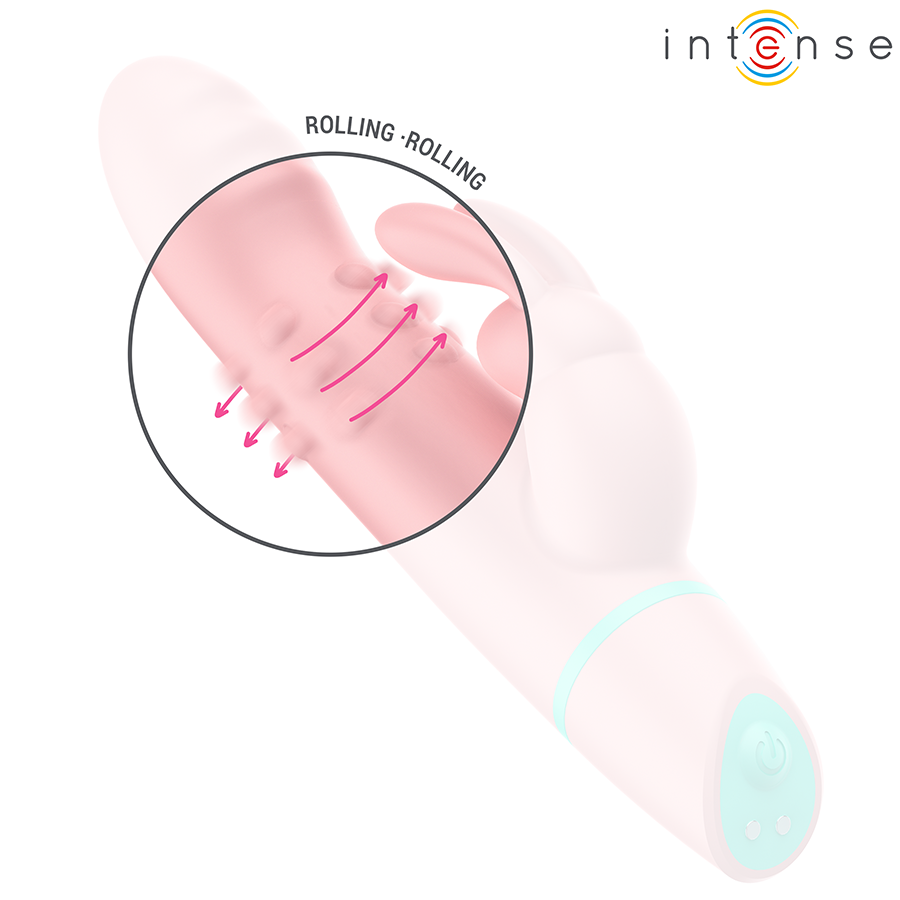 img_218655_eff3d1cc1663d1613d8b820a2b186d25_1.png INTENSE - STIMULATEUR ALVIN RABBIT ET VIBRATEUR À ROULEMENT + OSCILLANT