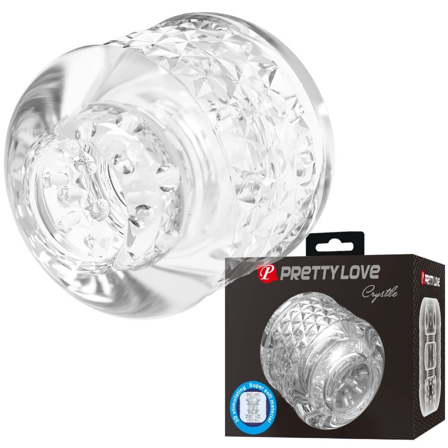 PRETTY LOVE - CRYSTLE MASTURBATEUR À DOUBLE ENTRÉE