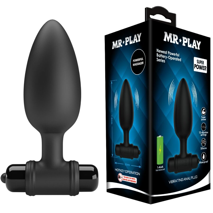 img_220078_6772fd78c0c4ab1ca553377a2980b531_1.jpg MR PLAY - PLUG ANAL SUPER POWER CON VIBRACIÓN