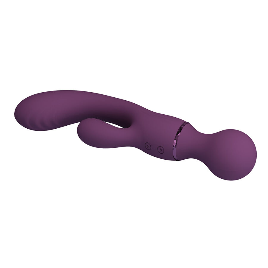 PRETTY LOVE - VIBRATEUR POINT G VIOLET POLYVALENT