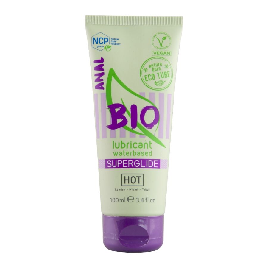 HOT - LUBRIFIANT BIO À BASE DEAU SUPERGLIDE ANAL 100 ML