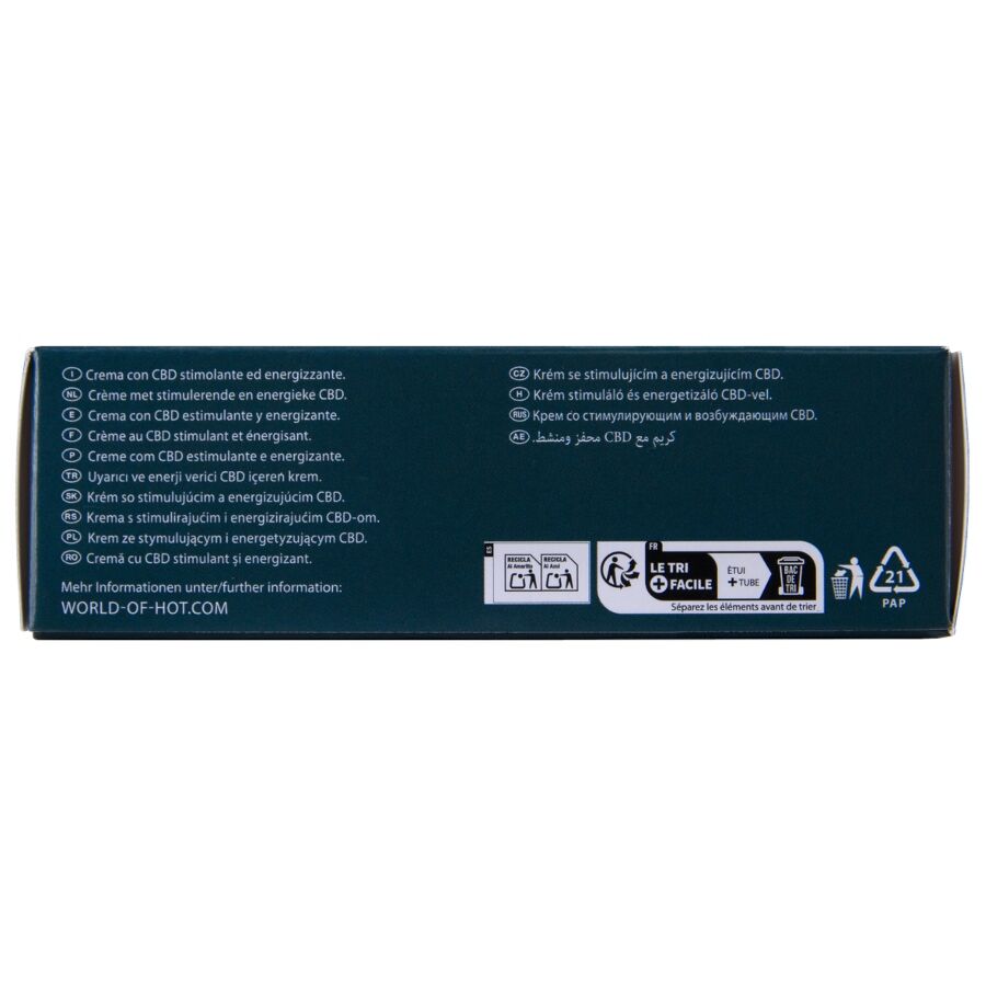 HOT - CRÈME DE MASTURBATION CHAUDE AU CBD UNISEXE 100 ML