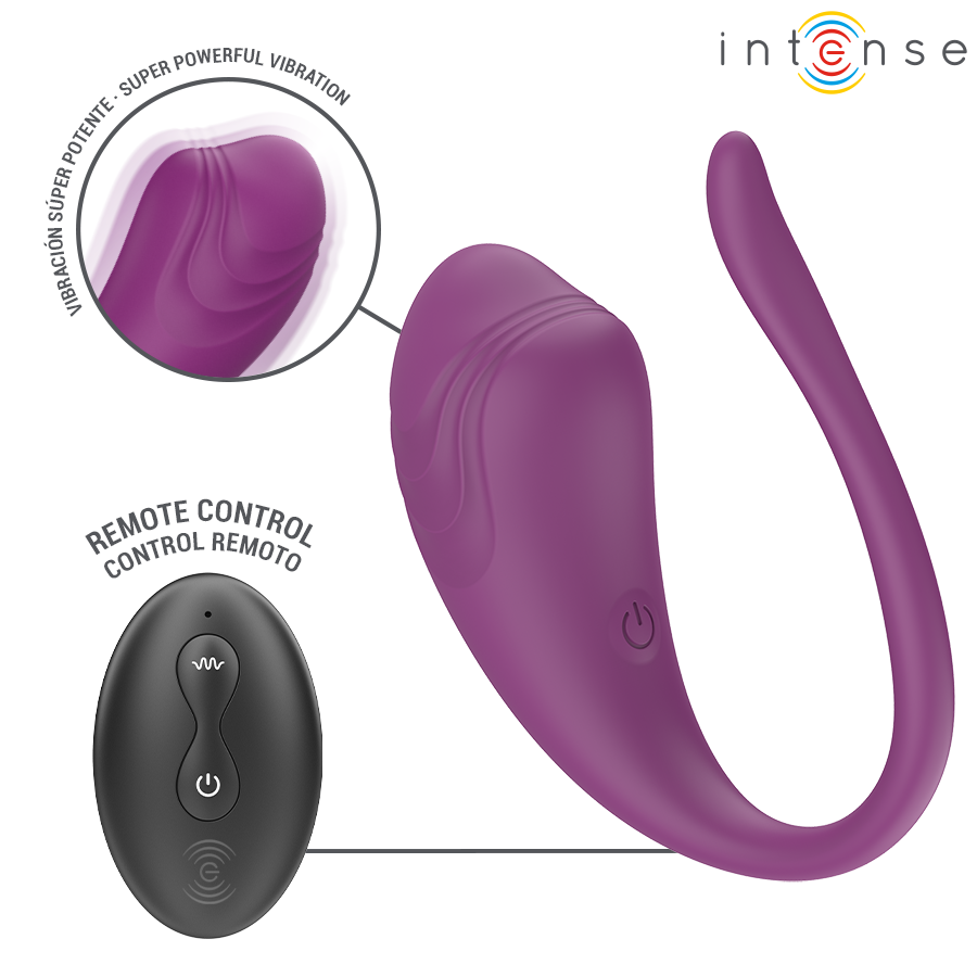INTENSE - OLIVIA ŒUF VIBRANT PURPLE AVEC TÉLÉCOMMANDE