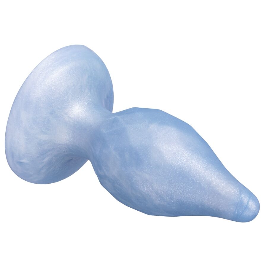 img_221911_a28210e879bb09a952ae8bd9452b0db9_1.jpg SILEXD - DIAMOND PLUG ANAL FANTASY SILICONE LIQUIDE THERMOREACTIF BLEU NACRÉ 9,2 CM