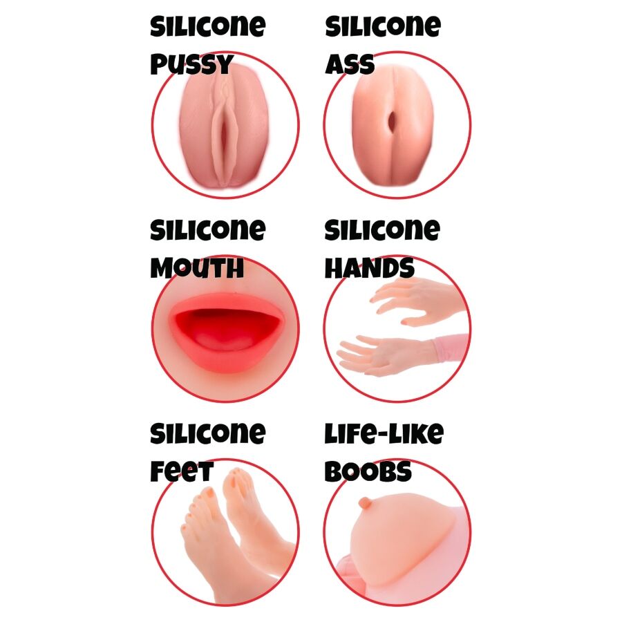 HIDDEN DESIRE - LUSTY LOLA POUPÉE GONFLABLE 145 CM