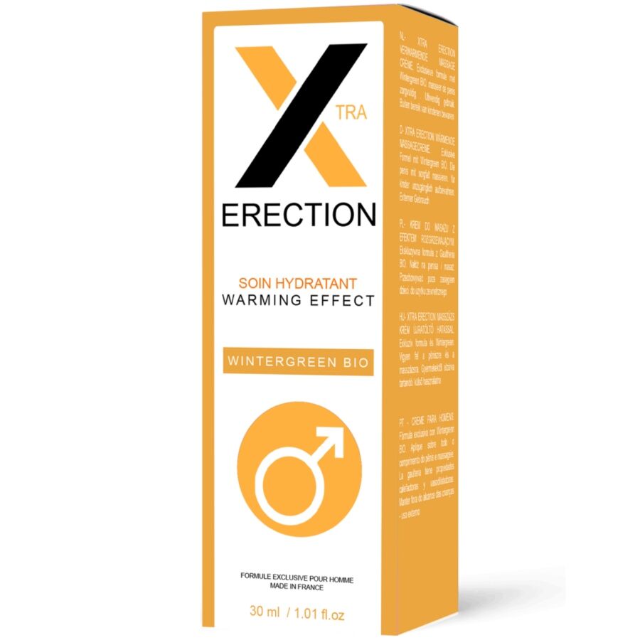 RUF - X ERECTION CRÈME ÉRECTILE À EFFET CHAUFFANT 40 ML