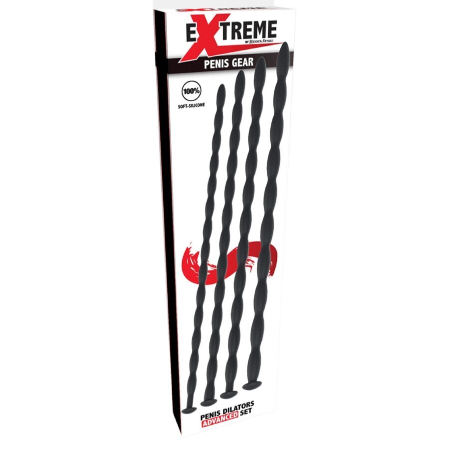 HIDDEN DESIRE - EXTREME ADVANCED SET DE DILATATEURS URÉTRAUX 4 UNITÉS