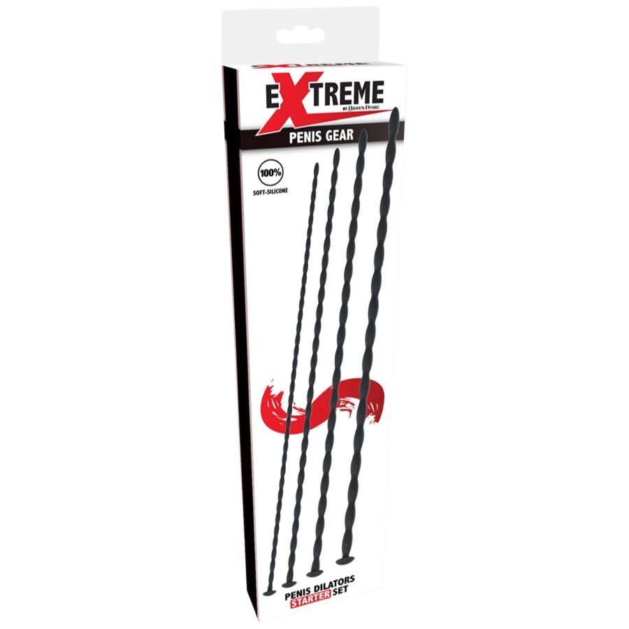 HIDDEN DESIRE - EXTREME STARTER SET DE DILATATEURS URÉTRAUX 4 UNITÉS
