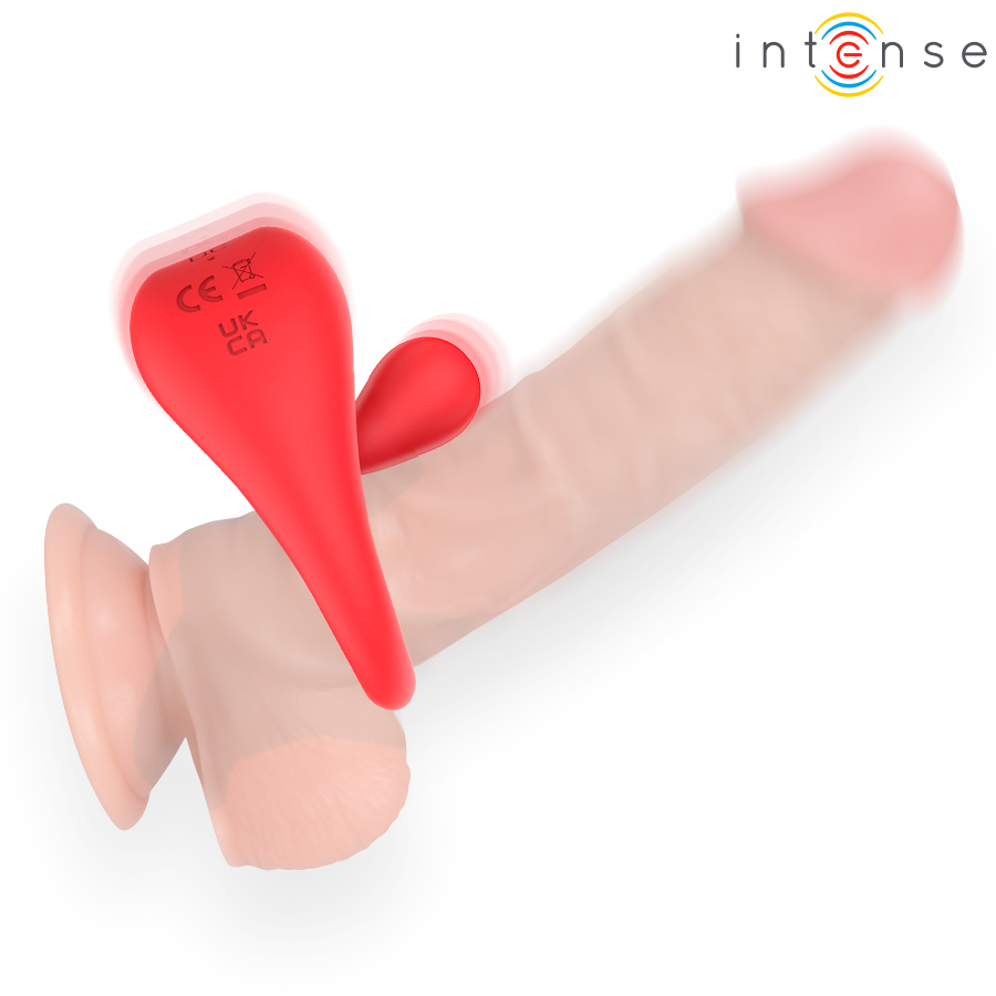 img_223520_4059b70926c12264d6ad49939831ab84_1.png INTENSE - RUSSELL ANILLO VIBRADOR CON ESTIMULACIÓN DE CLÍTORIS ROJO