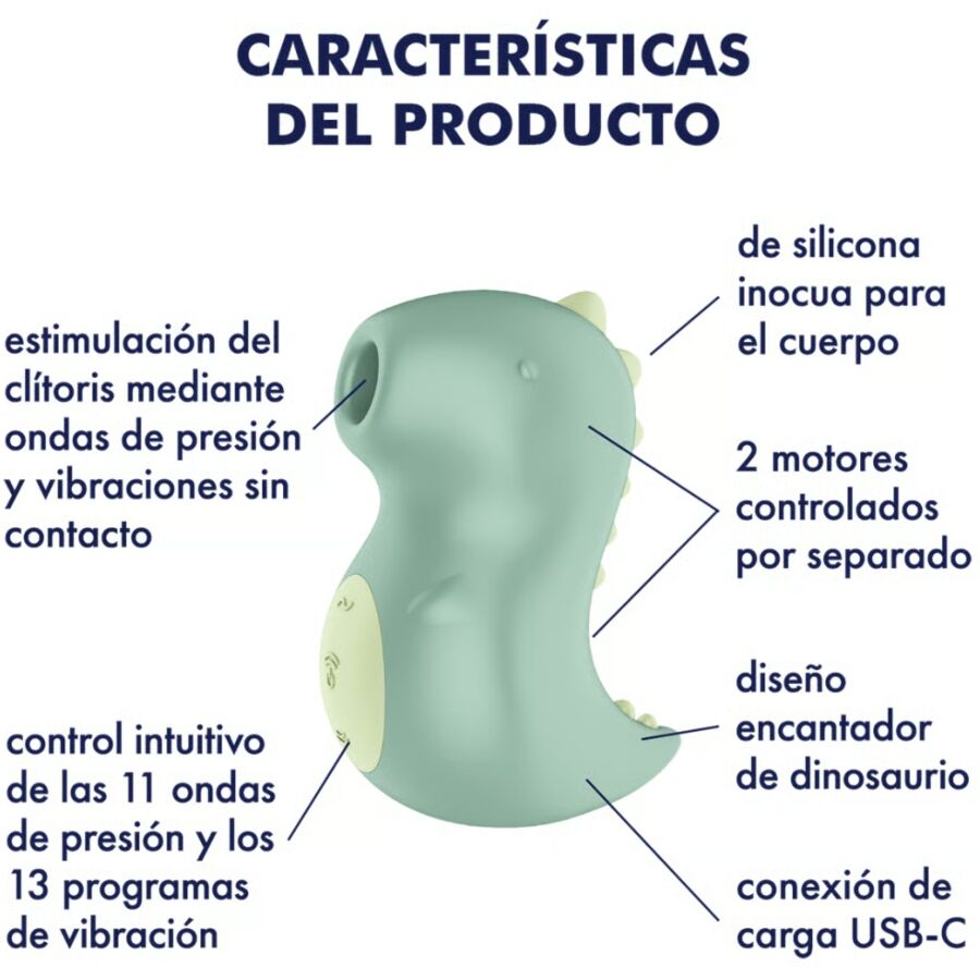 SATISFYER - DIN-OOOH VIBRADOR  ESTIMULADOR AIR PULSE