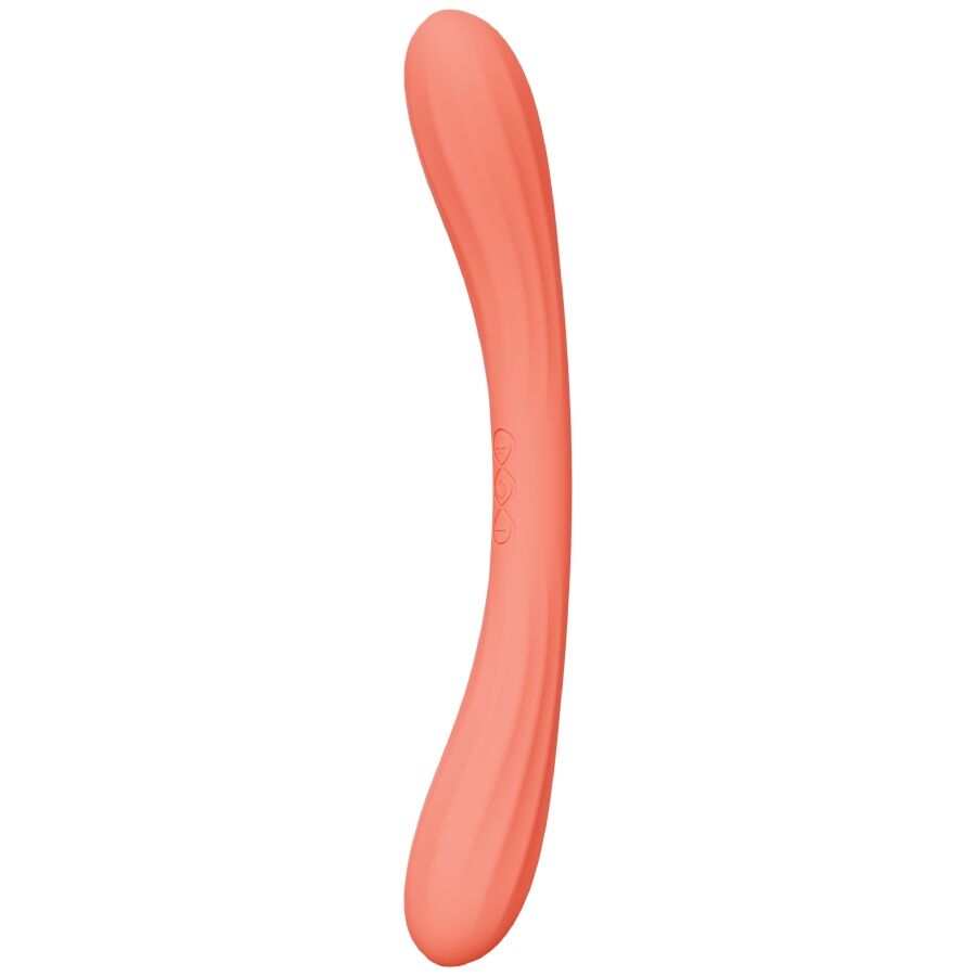 LELO - BOOMERANG VIBRADOR DE DOBLE EXTREMO ROJO CORAL