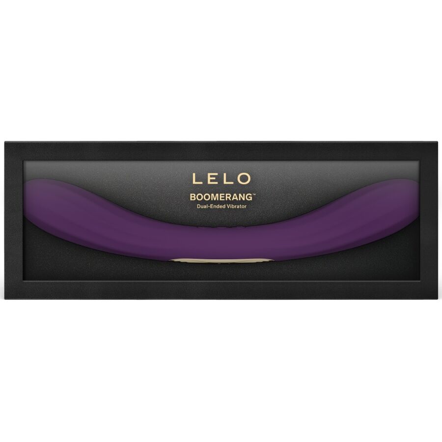 LELO - BOOMERANG VIBRADOR DE DOBLE EXTREMO MORADO