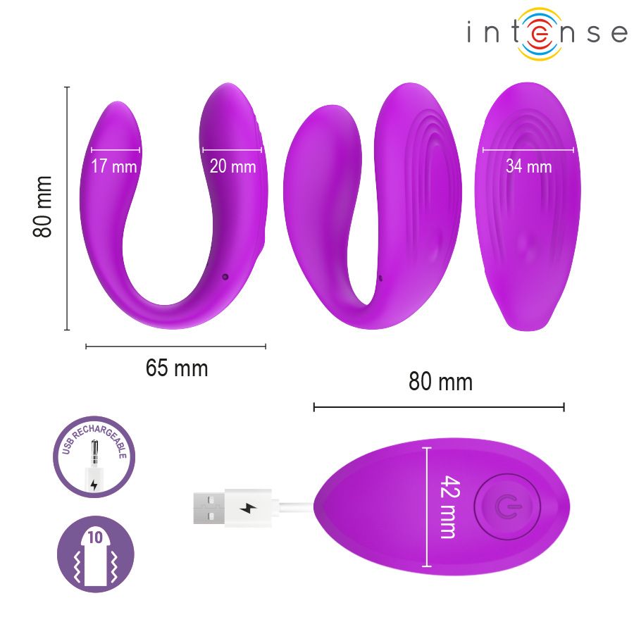 img_223811_4c7fd7e423addbb011cec998cc612dad_1.png INTENSE - NORA ESTIMULADOR DE PINZA CON VIBRACIÓN MORADO