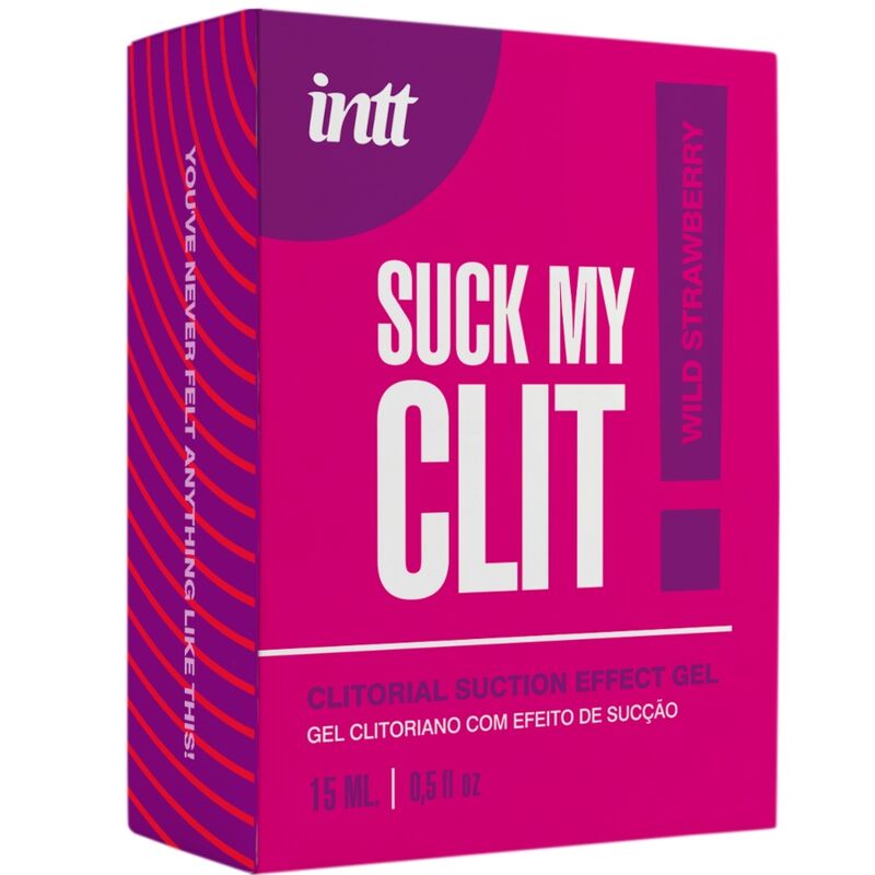 INTT - SUCK MY CLIT GEL EFECTO SUCCIÓN FRESAS SILVESTRES 15 ML