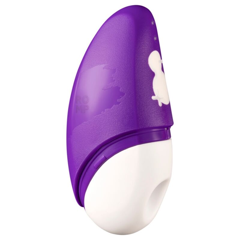 img_225187_139b340b81874cbb3c791f0760ce6301_1.jpg ROMP - FREE ESTIMULADOR DE CLÍTORIS CON TAPA 10 NIVELES RECARGABLE MORADO